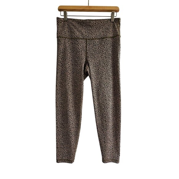 GapFit Eclipse High-Waisted 7/8 Leggings With Zipper Pocket, Size Medium - Picture 1 of 14